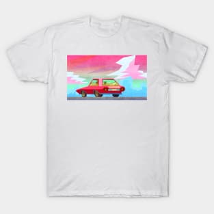 Red Vintage Car T-Shirt